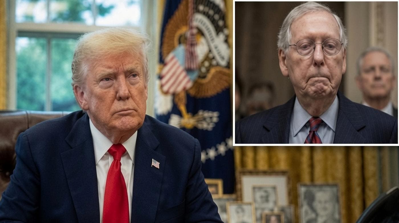 Trump Issues Statement Regarding Health of Mitch McConnell
