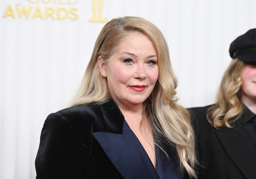 Christina Applegate at the 29th Annual Screen Actors Guild Awards held at the Fairmont Century Plaza in Los Angeles, on February 26, 2023.